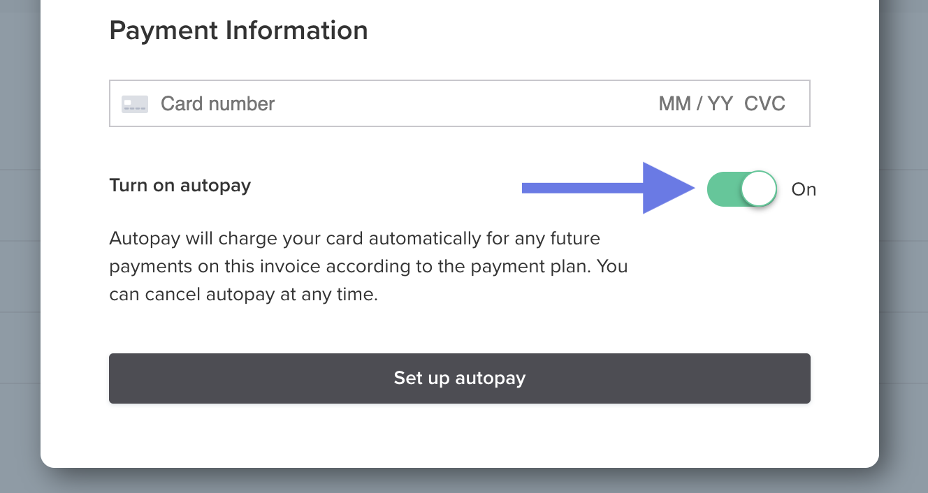 Autopay on Payment Plans Dubsado Release Notes